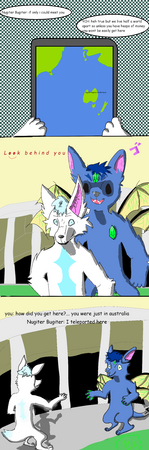 Teleported from Australia- Nugiter Bugiter